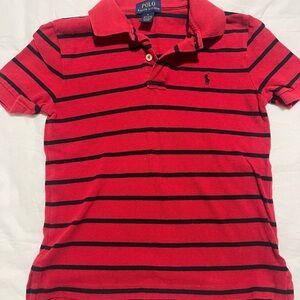 Polo by Ralph Lauren Kids Red Striped Shirt